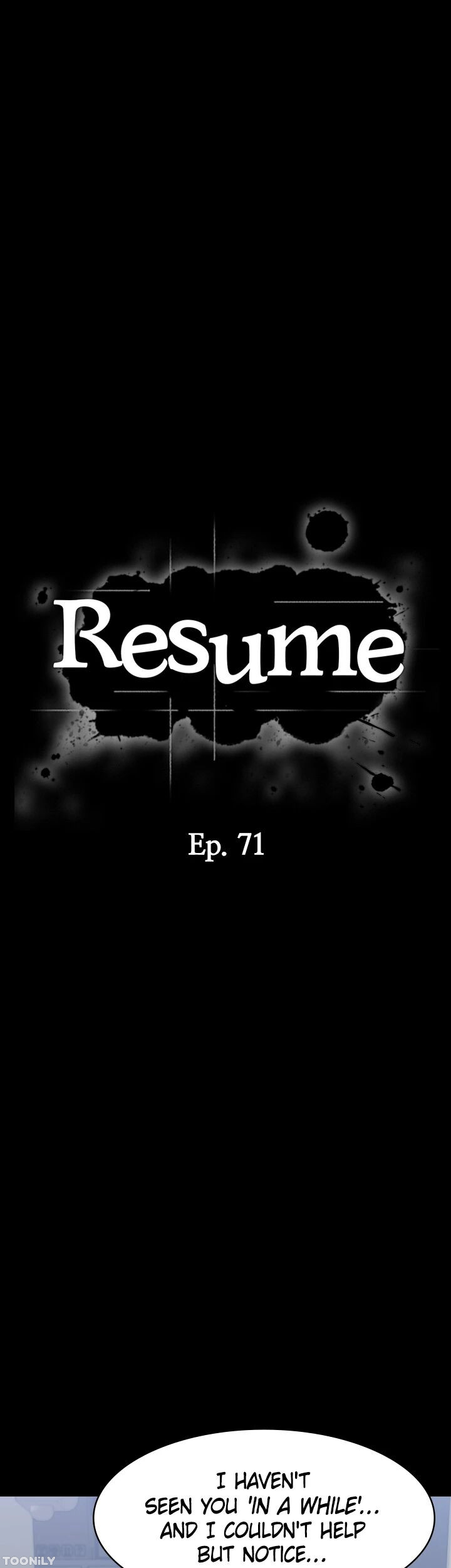 Read manhwa Resume Chapter 71 - SauceManhwa.com