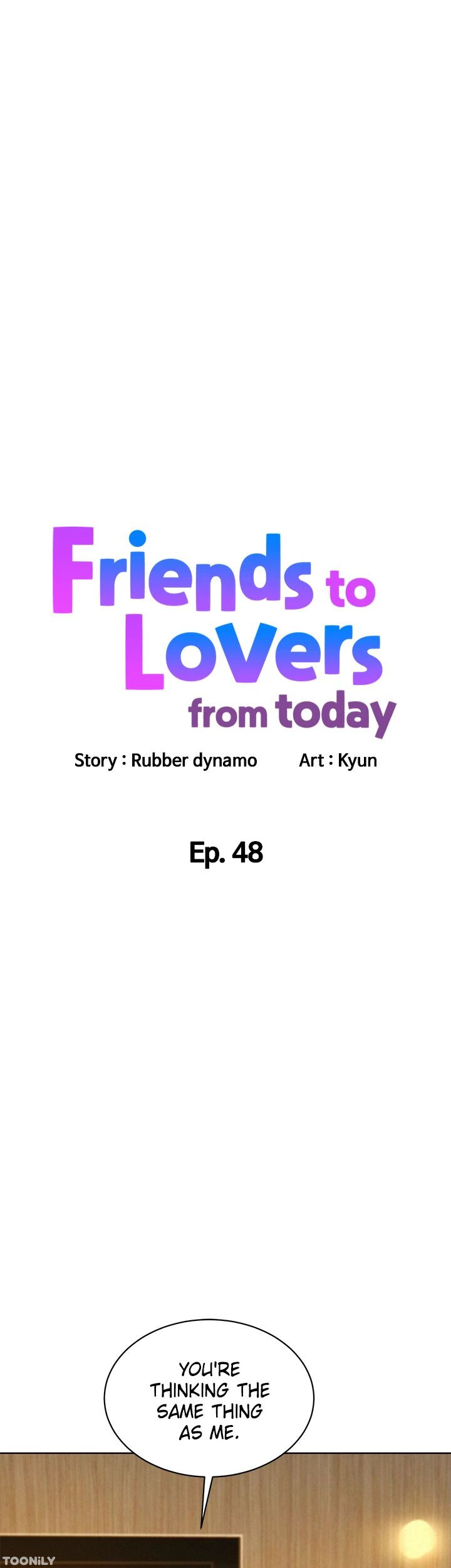 Read manhwa Friends to Lovers from Today Chapter 48 - SauceManhwa.com