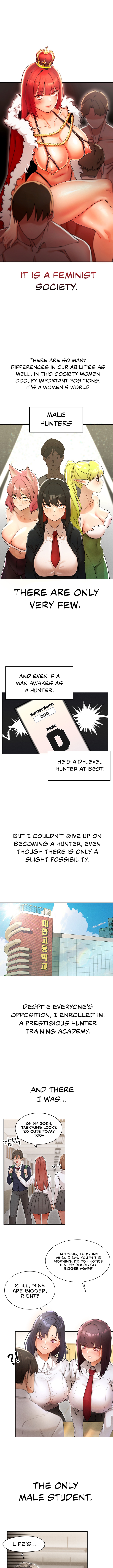 Read manhwa Getting Stronger by Fucking Female Hunters  Chapter 1 - SauceManhwa.com