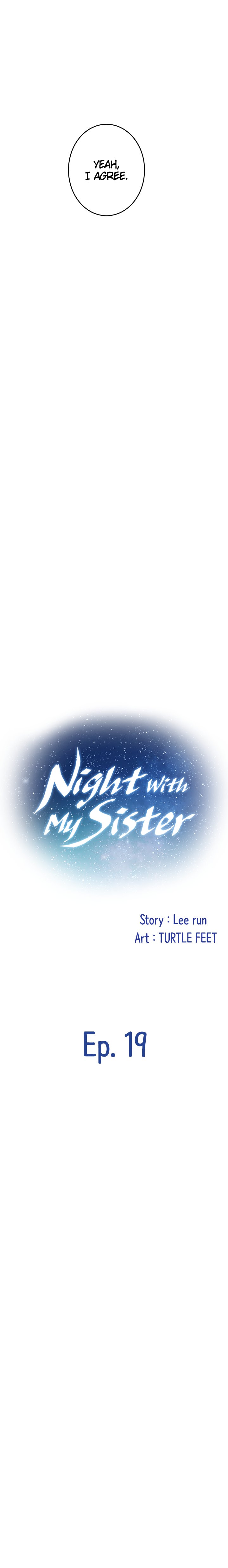 Read manhwa Night With My Sister End Chapter 19 - SauceManhwa.com