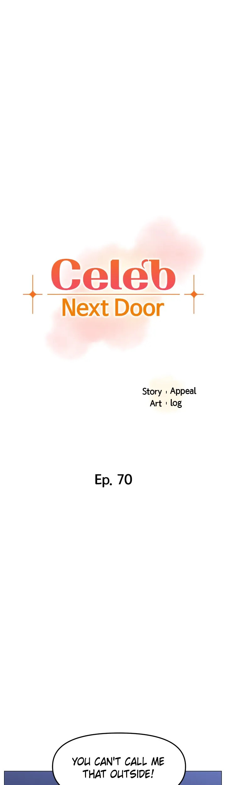 Read manhwa Celeb Next Door END Chapter 70 - SauceManhwa.com